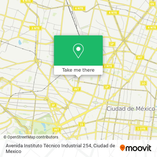 Avenida Instituto Técnico Industrial 254 map