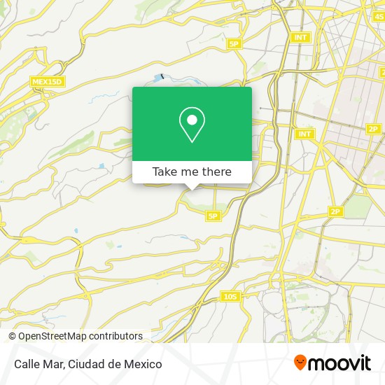 Calle Mar map