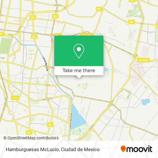 Mapa de Hamburguesas McLucio