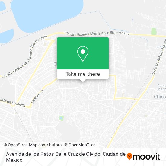 Avenida de los Patos Calle Cruz de Olvido map