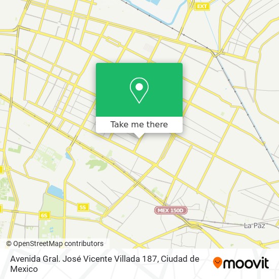 Avenida Gral. José Vicente Villada 187 map