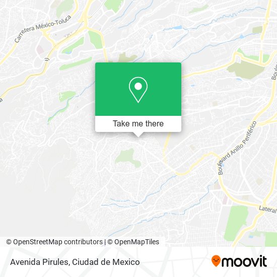 Mapa de Avenida Pirules