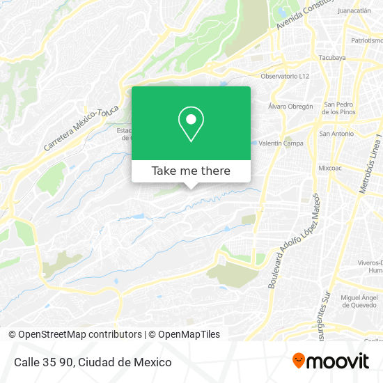 Calle 35 90 map