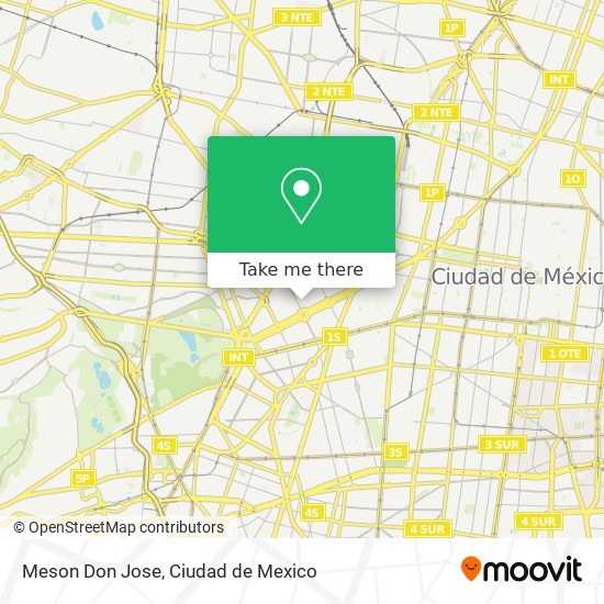 Meson Don Jose map