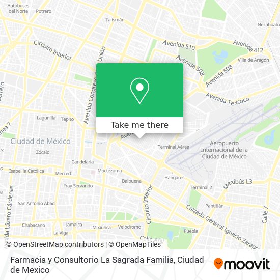 Farmacia y Consultorio La Sagrada Familia map
