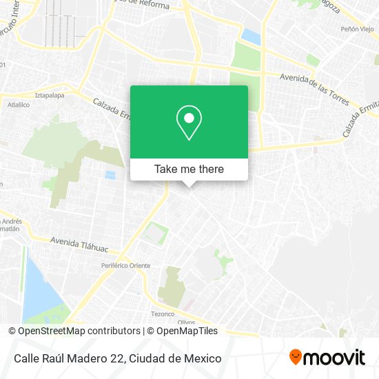 Calle Raúl Madero 22 map
