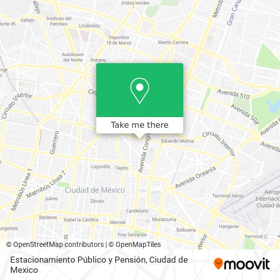 Mapa de Estacionamiento Público y Pensión