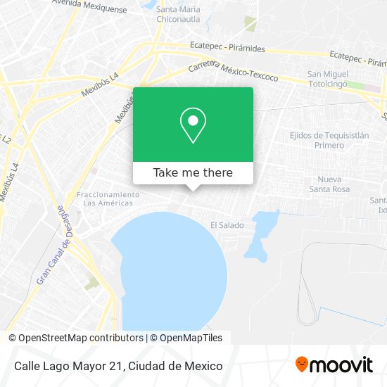 Mapa de Calle Lago Mayor 21