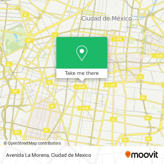 Avenida La Morena map