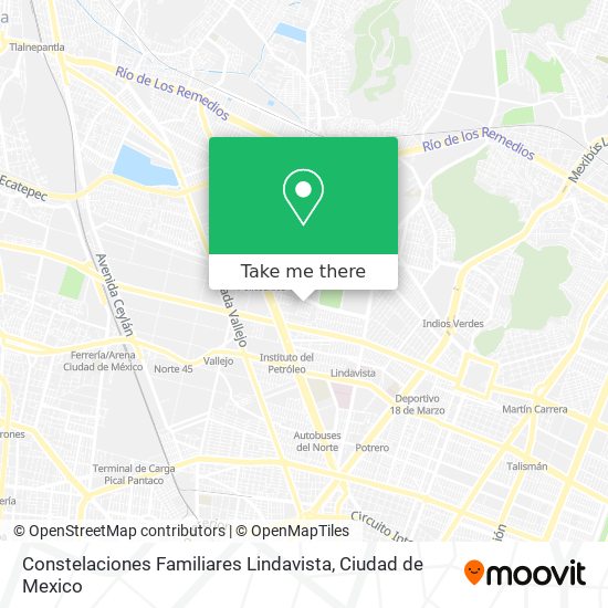 Constelaciones Familiares Lindavista map