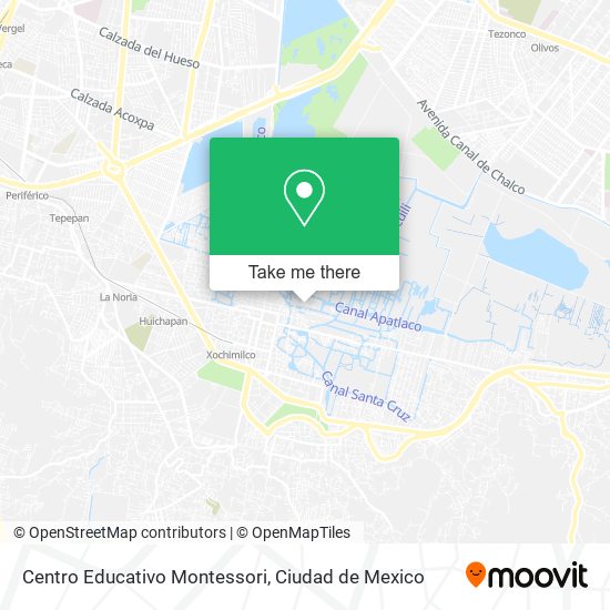 Mapa de Centro Educativo Montessori