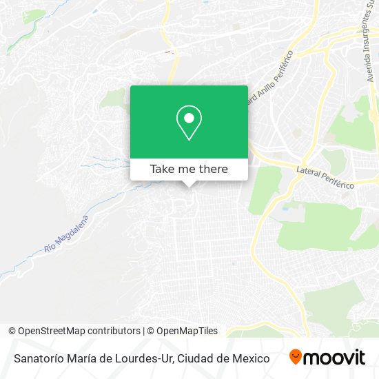 Sanatorío María de Lourdes-Ur map