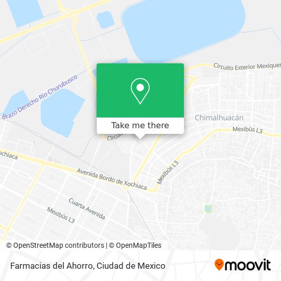 Farmacias del Ahorro map