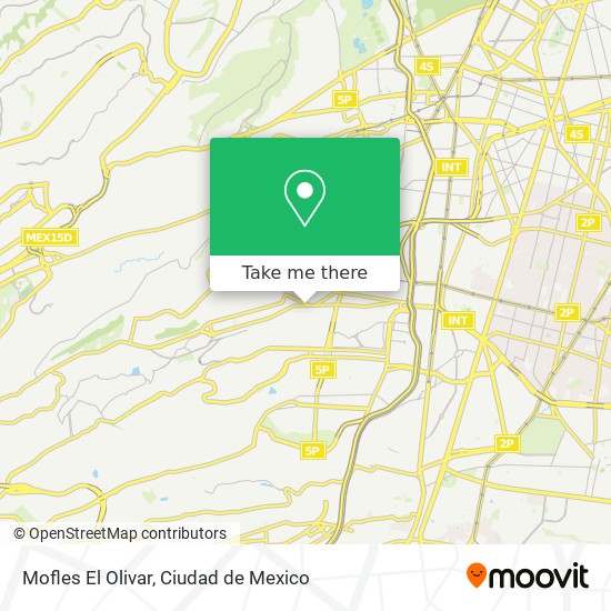 Mofles El Olivar map