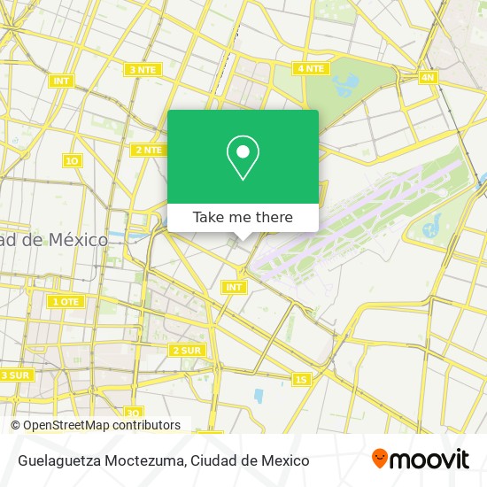 Guelaguetza Moctezuma map