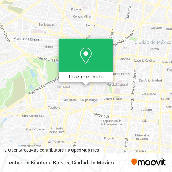 Tentacion Bisuteria Bolsos map