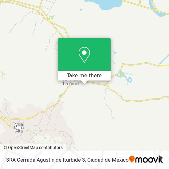 3RA Cerrada Agustín de Iturbide 3 map