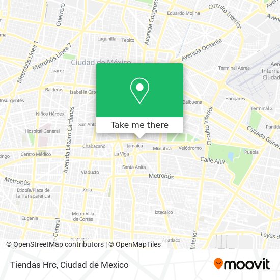 Mapa de Tiendas Hrc