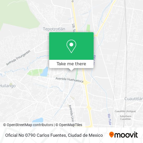 Mapa de Oficial No 0790 Carlos Fuentes