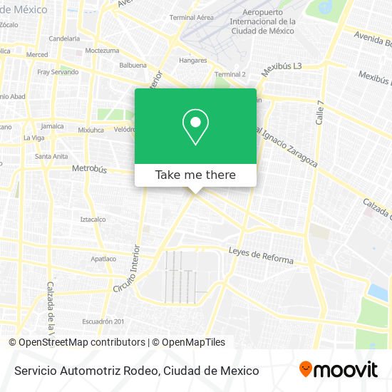 Servicio Automotriz Rodeo map