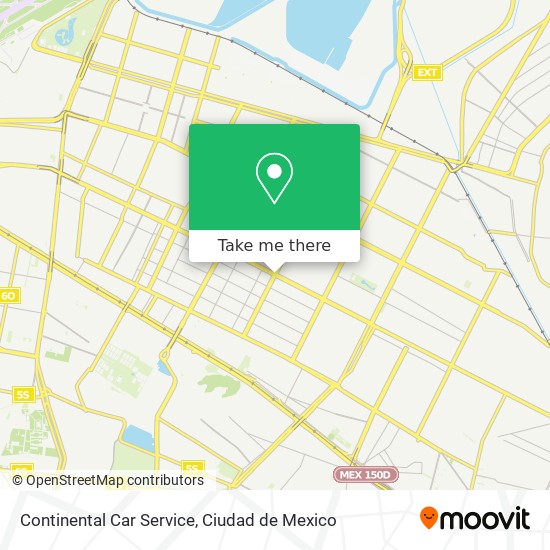 Continental Car Service map