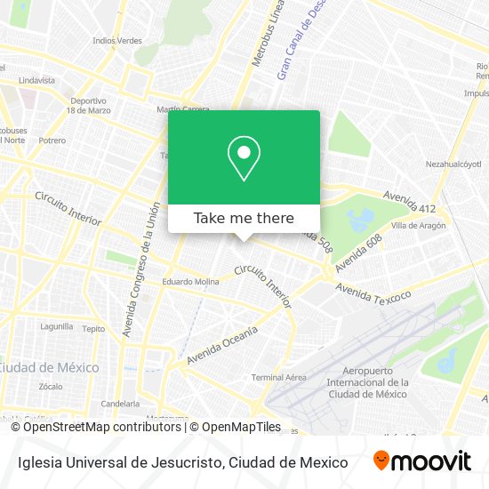 Iglesia Universal de Jesucristo map