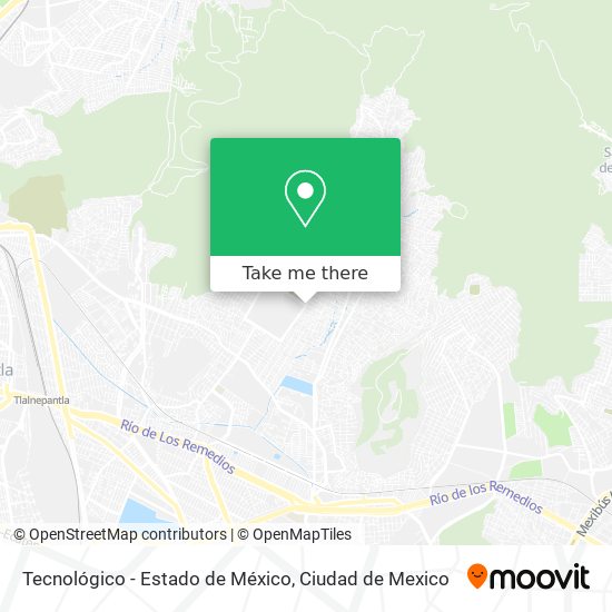 Tecnológico - Estado de México map