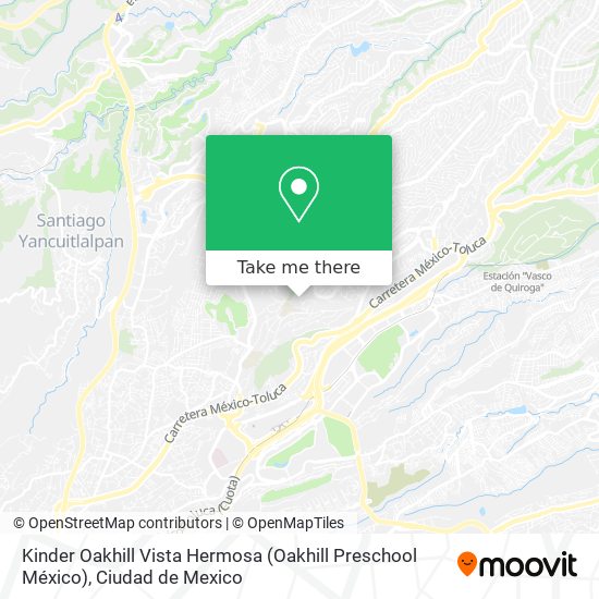 Kinder Oakhill Vista Hermosa (Oakhill Preschool México) map