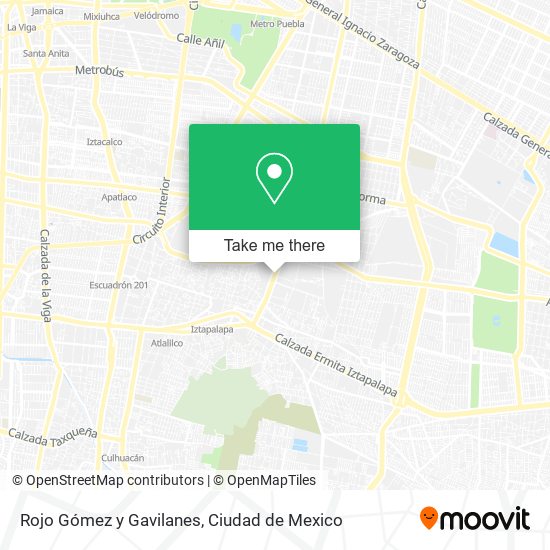 Mapa de Rojo Gómez y Gavilanes