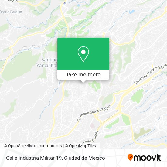 Calle Industria Militar 19 map