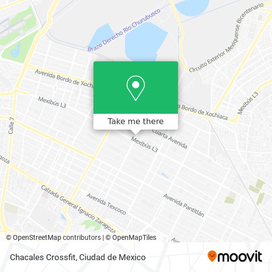 Chacales Crossfit map