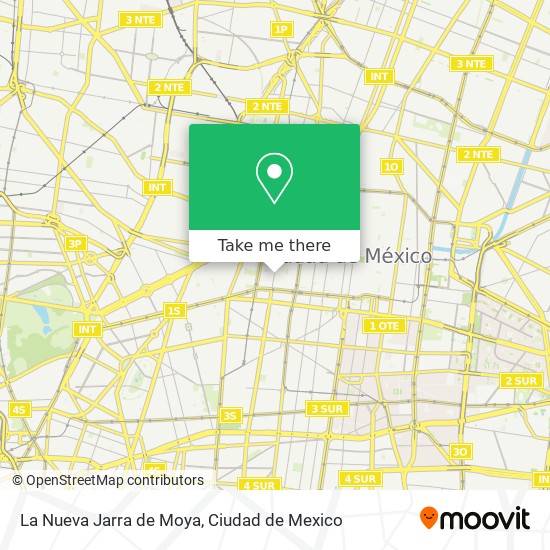 La Nueva Jarra de Moya map