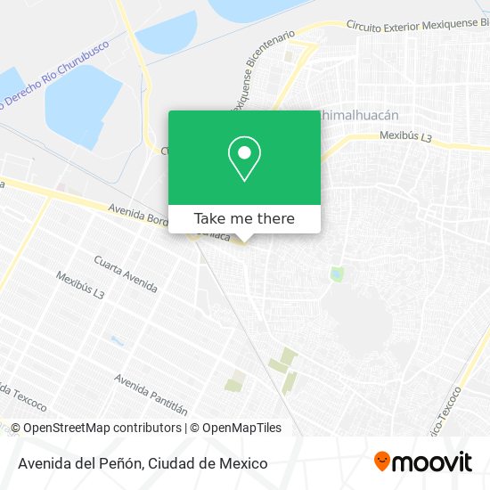 Avenida del Peñón map