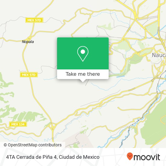 4TA Cerrada de Piña 4, Las Huertas 2da. Sección map