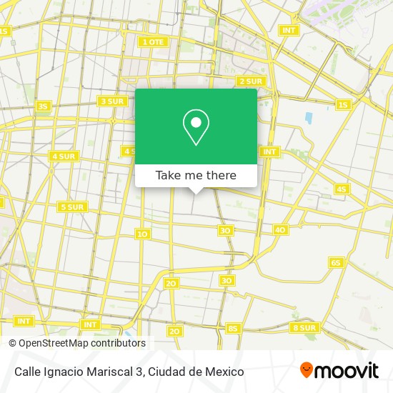 Calle Ignacio Mariscal 3 map