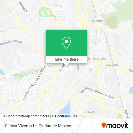 Clínica Viveros-Ur map