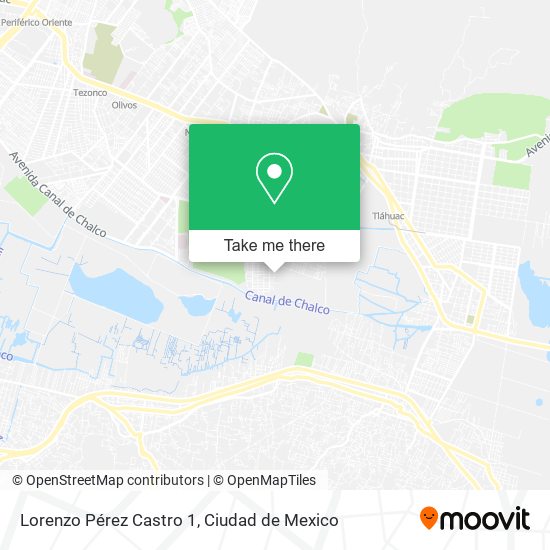 Lorenzo Pérez Castro 1 map