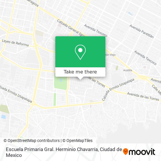 Mapa de Escuela Primaria Gral. Herminio Chavarría