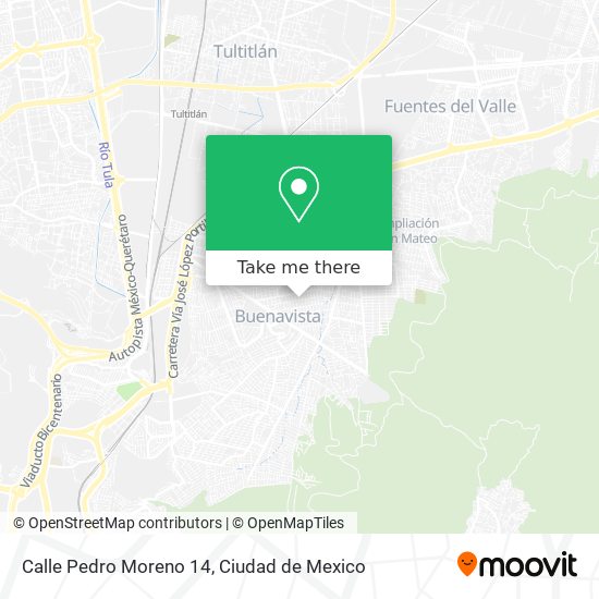 Mapa de Calle Pedro Moreno 14