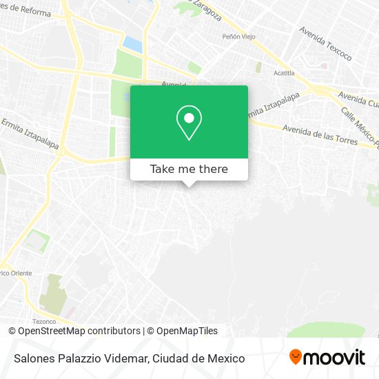 Mapa de Salones Palazzio Videmar