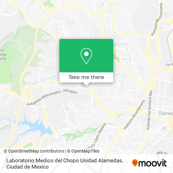 Laboratorio Medico del Chopo Unidad Alamedas map