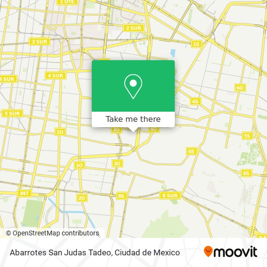 Abarrotes San Judas Tadeo map