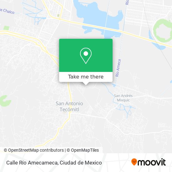 Mapa de Calle Río Amecameca