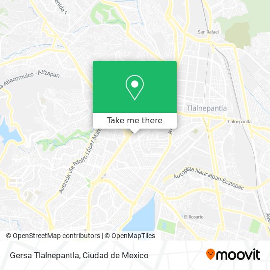 Gersa Tlalnepantla map