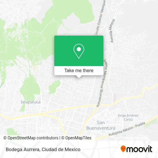 Mapa de Bodega Aurrera
