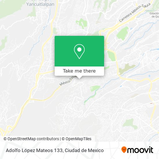 Adolfo López Mateos 133 map