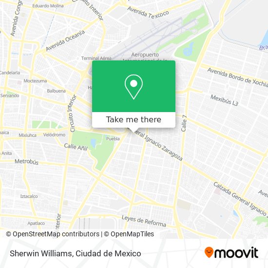 Mapa de Sherwin Williams
