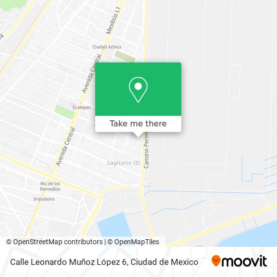 Mapa de Calle Leonardo Muñoz López 6