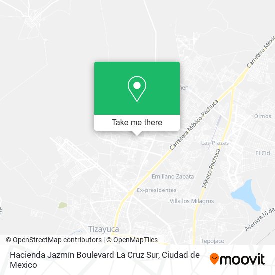 Hacienda Jazmín Boulevard La Cruz Sur map
