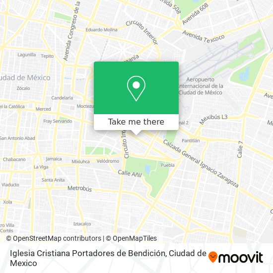 Iglesia Cristiana Portadores de Bendición map